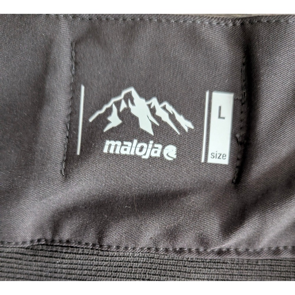 Maloja Mens Mountain Bike Shorts Gray Size L Adjustable Waist MTB Cycling Trail - Picture 12 of 13